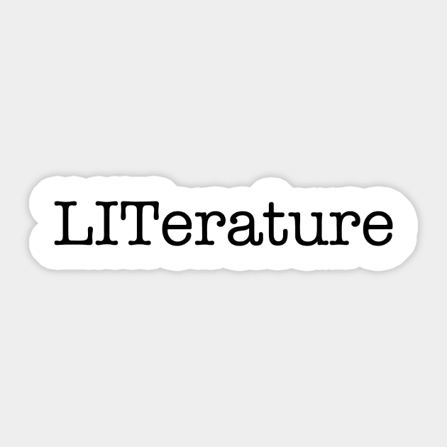 LITerature Sticker by ThePureAudacity